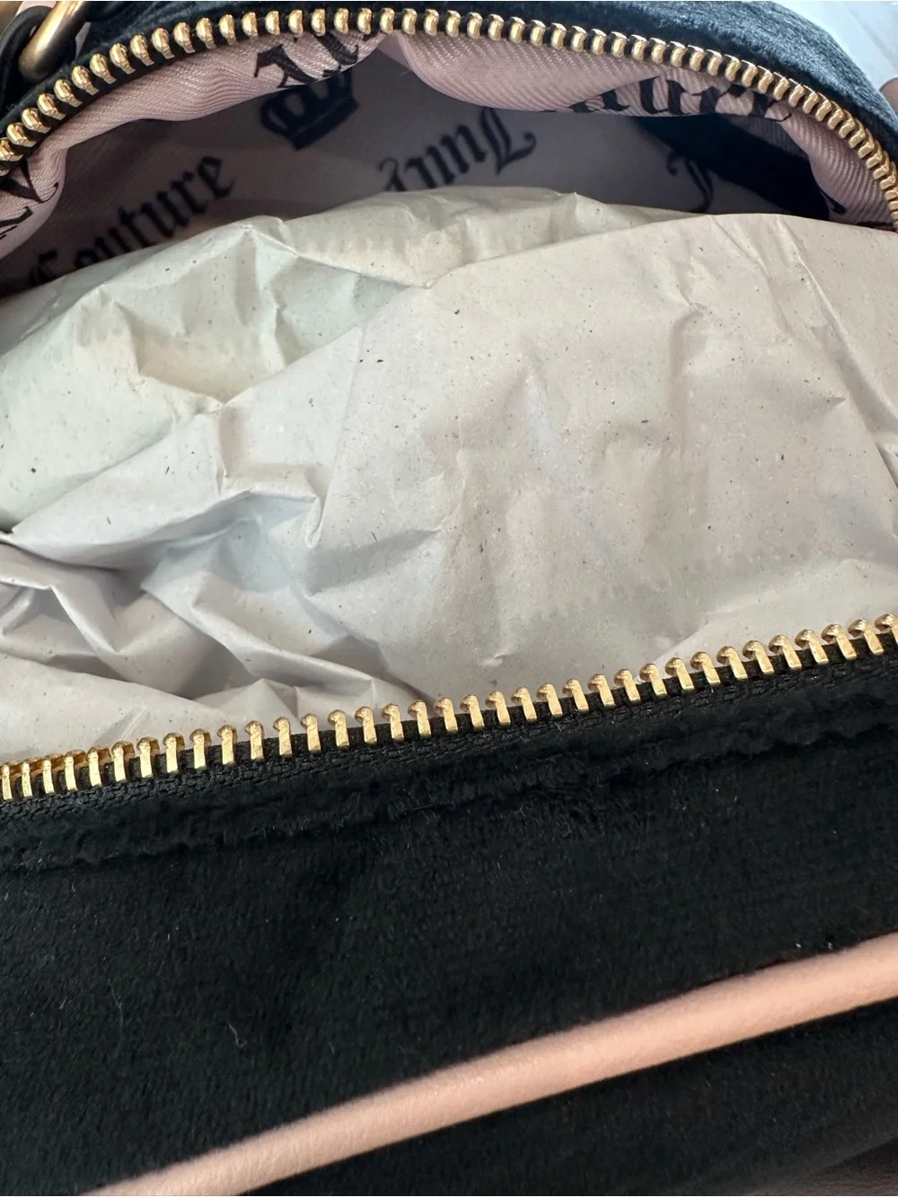 Juicy Couture black velvet